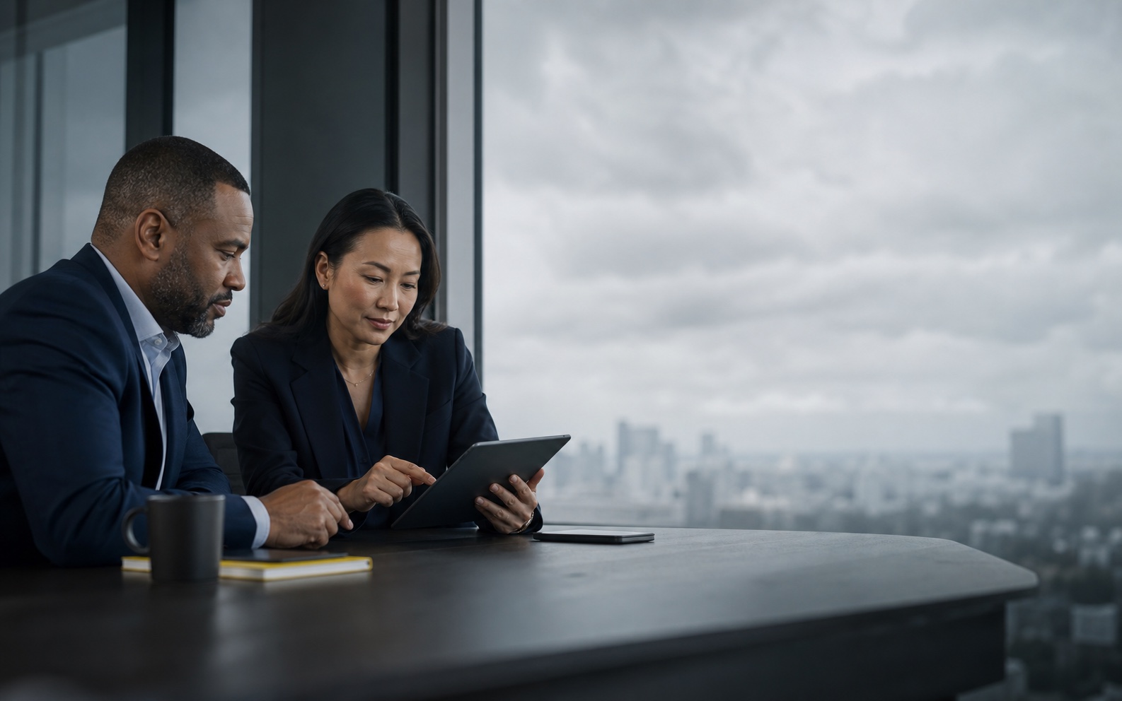 Insurance and security leaders reviewing verifiable AI evidence